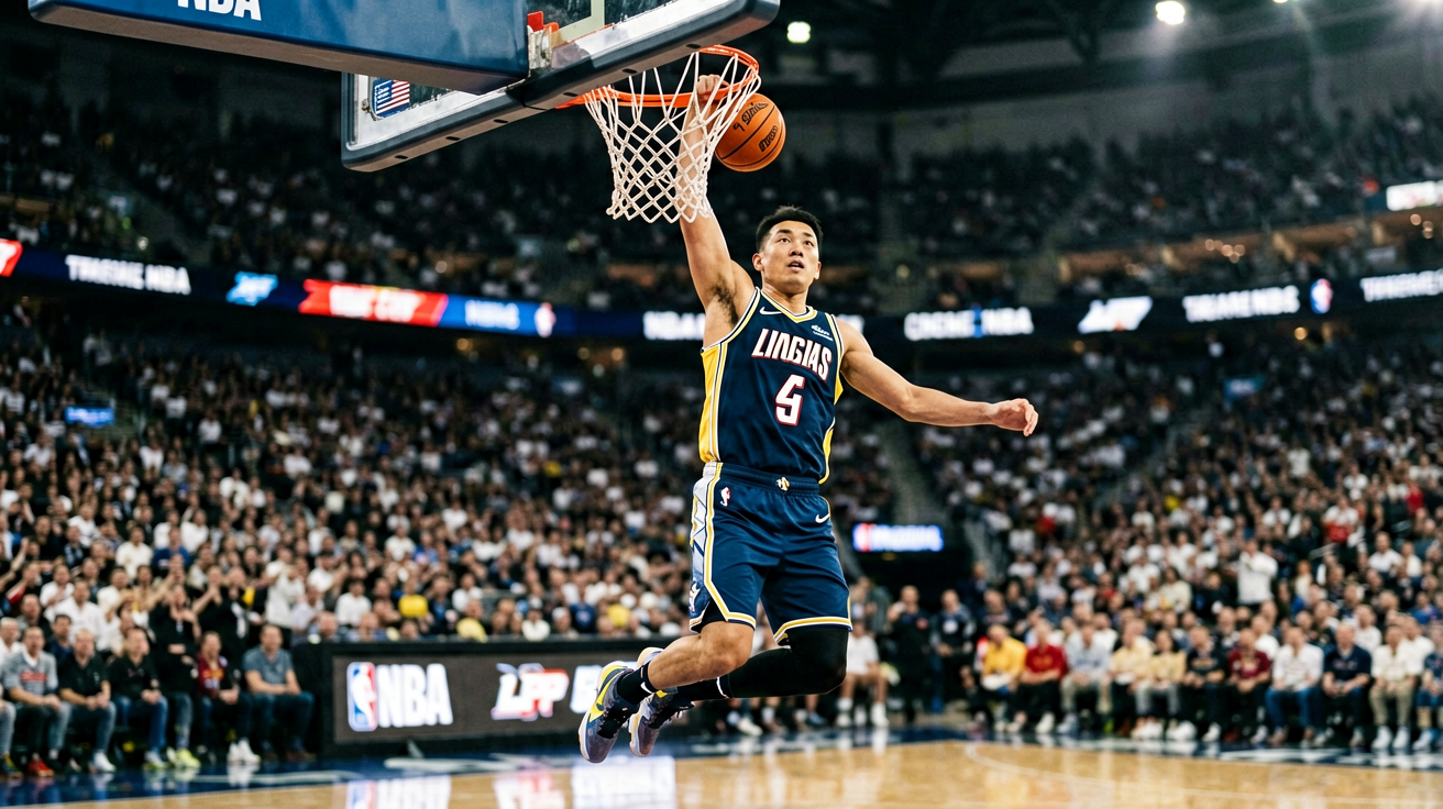 NBA球星扣篮瞬间